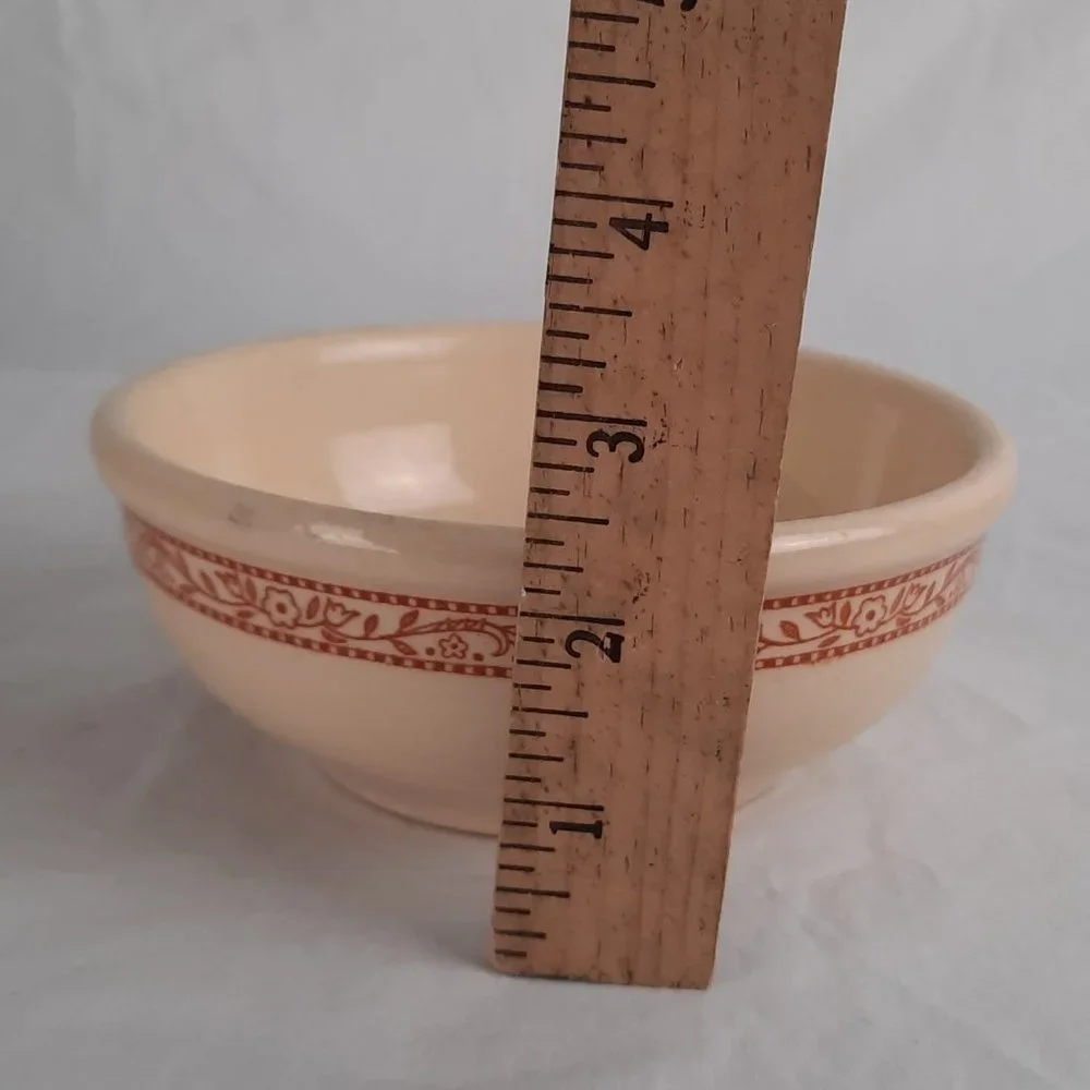 SOLD RARE Four Vintage 1945 Wallace China Cereal Bowls - Picture 6 of 6